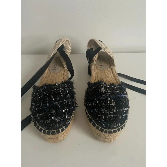 Manebi Navy Cloth Espadrilles SIZE  EU 36 / US 6 - Picture 2 of 7